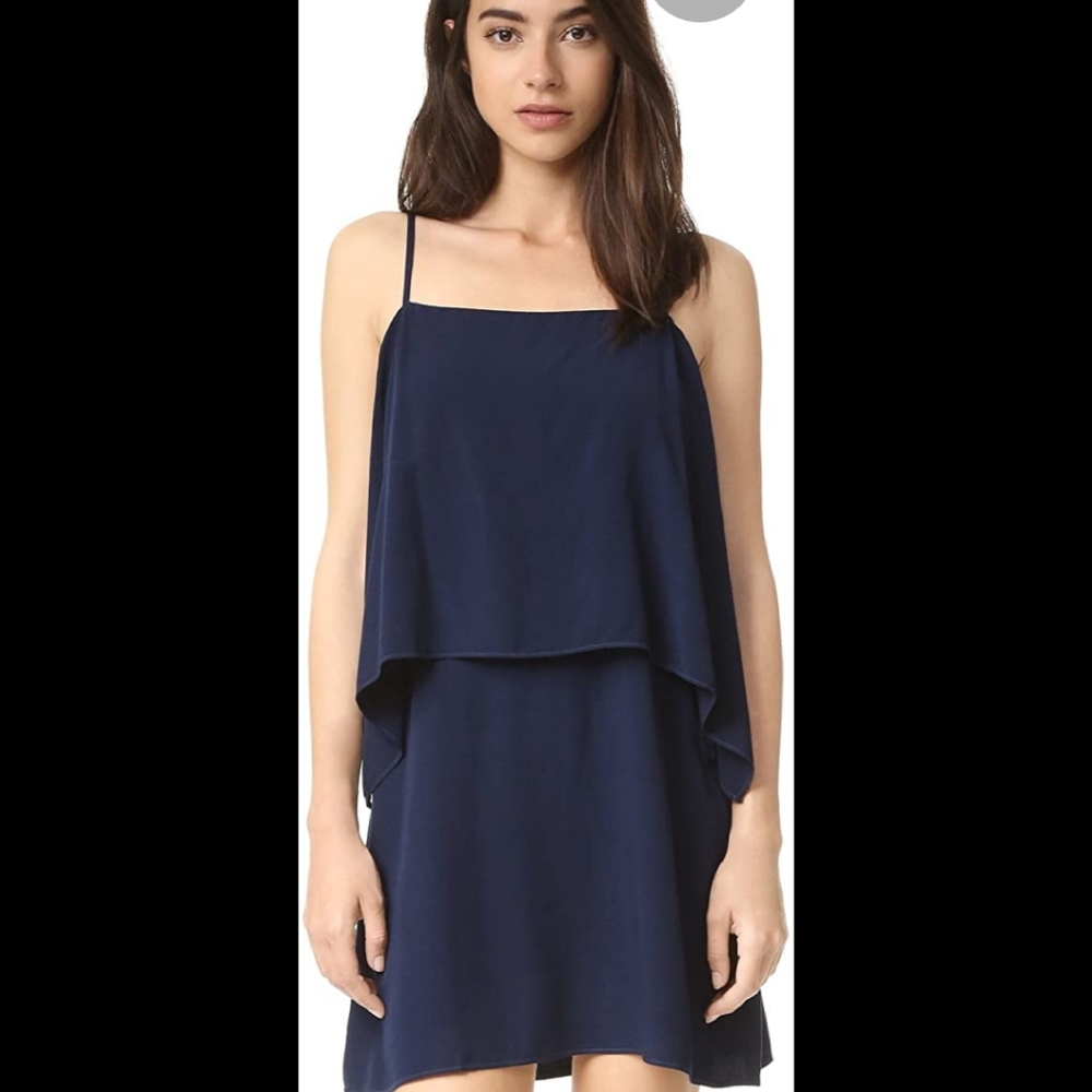 SPLENDID ALINE TANK DRESS NAVY BLUE SMALL